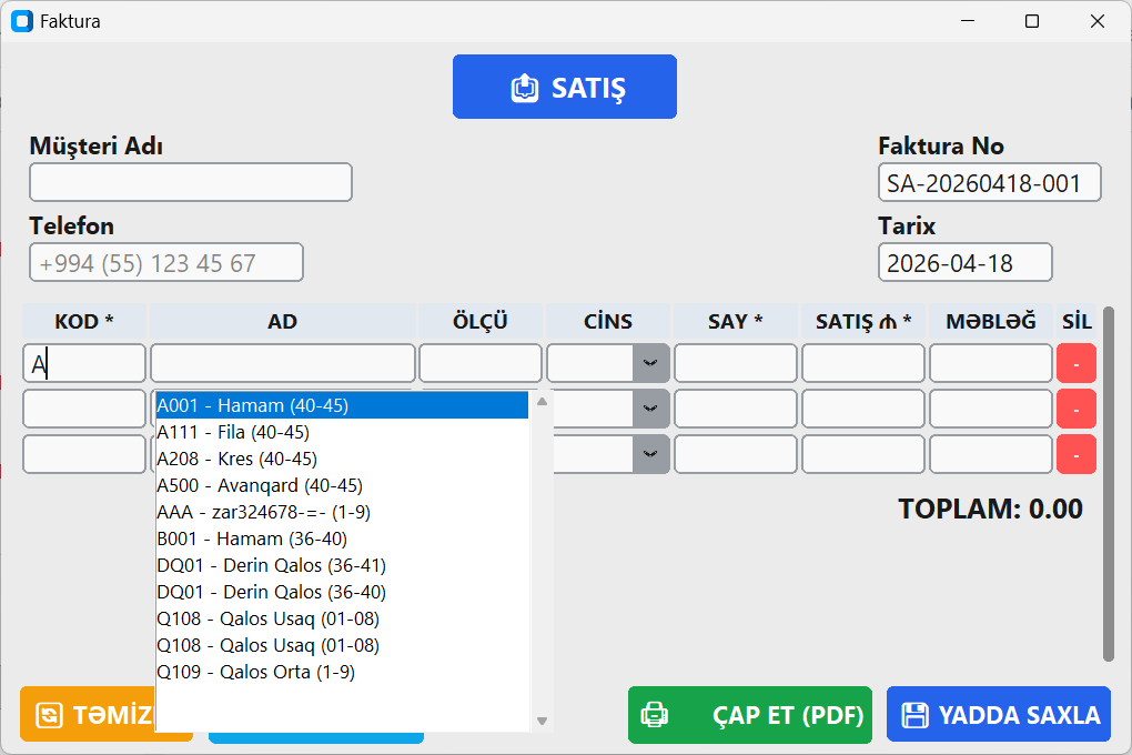Avanqard ERP Desktop