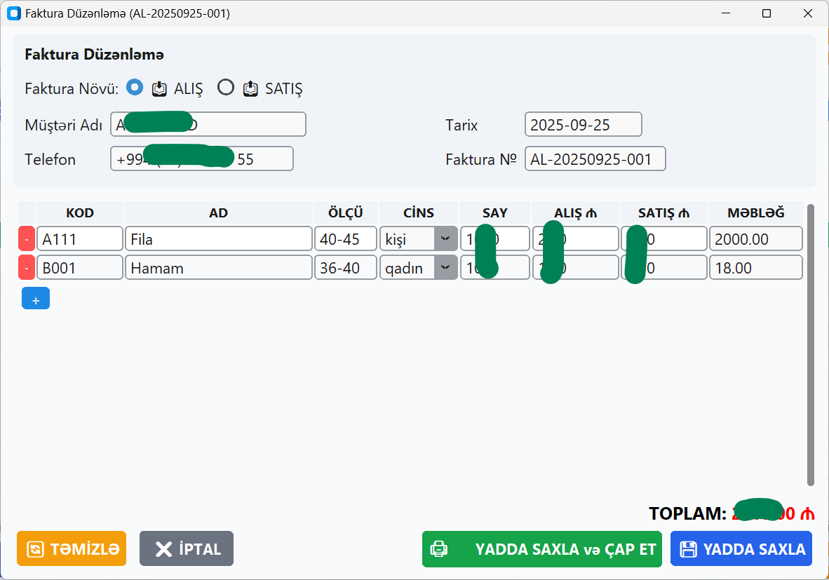 Avanqard ERP Desktop
