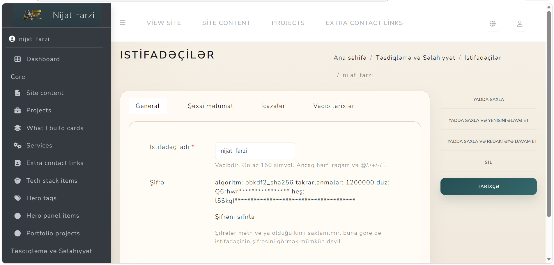 Nijatfarzi.com Portfolio