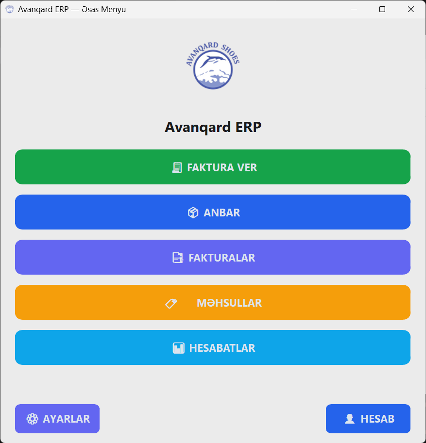 Avanqard ERP Desktop