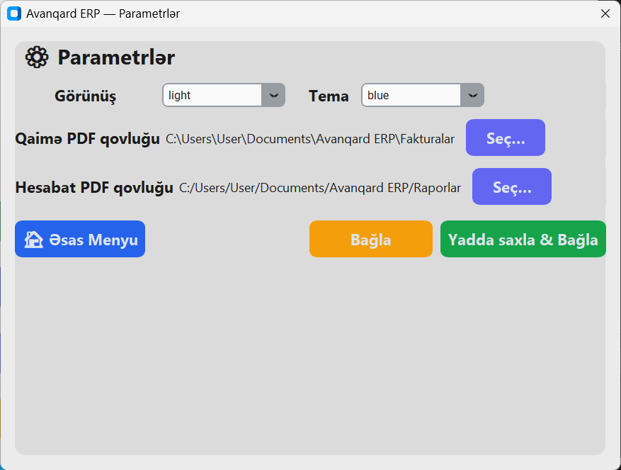 Avanqard ERP Desktop