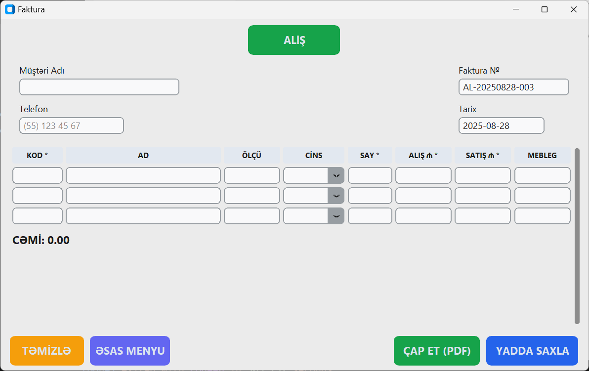 Avanqard ERP Desktop