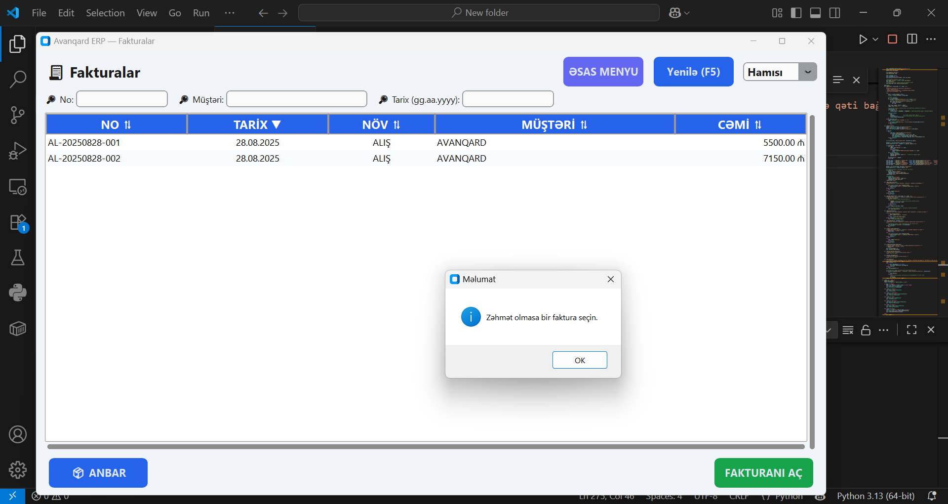 Avanqard ERP Desktop
