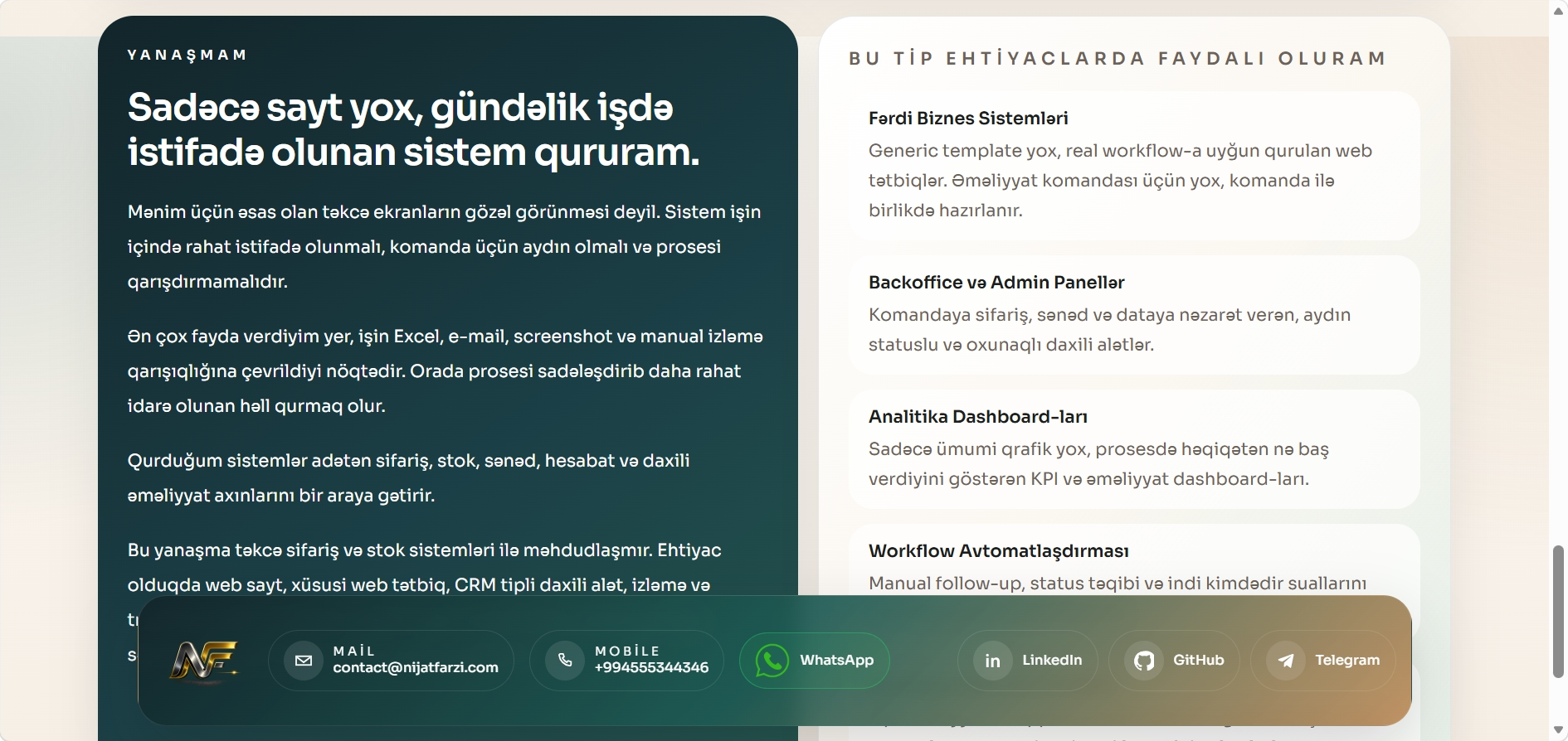 Nijatfarzi.com Portfolio