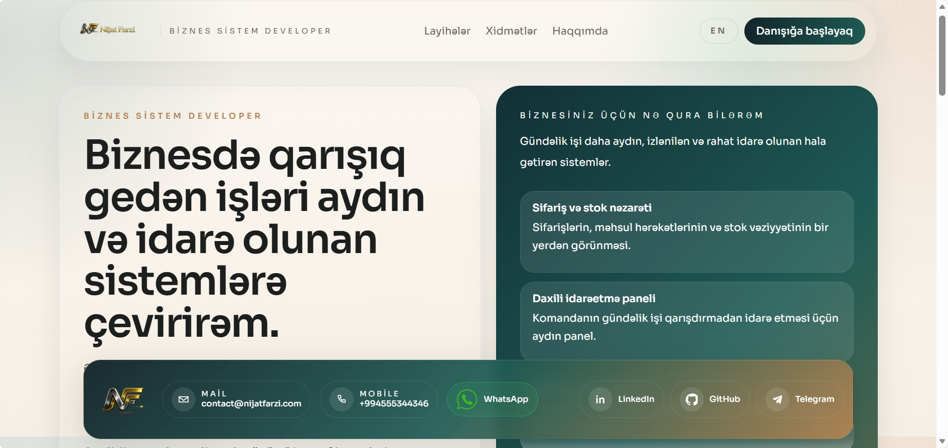 Nijatfarzi.com Portfolio